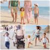 imageAccmor Toddler Leash with Key Lock 2 in 1 Upgraded Anti Lost Wrist Link 2 Packs Reflective Baby Leash with 360 Degree Rotating Connector and Adjustable Bracelet for Boys Girls Outdoor Travel 656ftBlack  Dark Blue