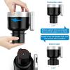 imageAccmor Universal Car Cup Holder Expander Adapter with Adjustable Base 2in1 Car Cup Holder Expander Organizer Compatible with Hydro Flasks 3240oz Yeti 14243646oz Large Bottles in 22quot 39quot