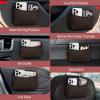 imageAccmor Universal Car Side Pocket Organizer PU Leather Car Pocket Pouch for Car Seat Door Window Console Multifunctional Car Organizer Accessories for Phone Sunglasses Keys Cards blackbrown