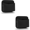 imageAccmor Universal Car Side Pocket Organizer PU Leather Car Pocket Pouch for Car Seat Door Window Console Multifunctional Car Organizer Accessories for Phone Sunglasses Keys Cards blackblack