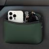 imageAccmor Universal Car Side Pocket Organizer PU Leather Car Pocket Pouch for Car Seat Door Window Console Multifunctional Car Organizer Accessories for Phone Sunglasses Keys Cards blackgreen
