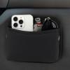 imageAccmor Universal Car Side Pocket Organizer PU Leather Car Pocket Pouch for Car Seat Door Window Console Multifunctional Car Organizer Accessories for Phone Sunglasses Keys Cards blackblack