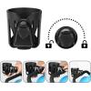 imageAccmor Universal Cup Holder Stroller Cup Holder 360 Rotatable Large Caliber Designed Bottle Holder for Stroller Bike Wheelchair Walker Scooter BlackBlack