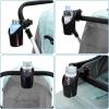 imageAccmor Universal Cup Holder Stroller Cup Holder 360 Rotatable Large Caliber Designed Bottle Holder for Stroller Bike Wheelchair Walker Scooter BlackBlack4inch Large Clamp