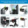 imageAccmor Universal Cup Holder Stroller Cup Holder 360 Rotatable Large Caliber Designed Bottle Holder for Stroller Bike Wheelchair Walker Scooter BlackDouble Holder