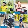 imageAccmor Universal Cup Holder Stroller Cup Holder 360 Rotatable Large Caliber Designed Bottle Holder for Stroller Bike Wheelchair Walker Scooter BlackExpandable Snack Holder