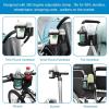 imageAccmor Universal Cup Holder Stroller Cup Holder 360 Rotatable Large Caliber Designed Bottle Holder for Stroller Bike Wheelchair Walker Scooter BlackExpandable Cup Holder