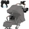 imageAccmor Universal Cup Holder Stroller Cup Holder 360 Rotatable Large Caliber Designed Bottle Holder for Stroller Bike Wheelchair Walker Scooter BlackExpandable Cup Holder