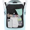 imageAccmor Universal Stroller Organizer Mesh Bag Fits for Uppababy Nuna Britax Doona Strollers NonSlip Adjustable Stroller Mesh Cargo Net Storage Caddy AccessoriesBlack