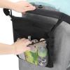 imageAccmor Universal Stroller Organizer Mesh Bag Fits for Uppababy Nuna Britax Doona Strollers NonSlip Adjustable Stroller Mesh Cargo Net Storage Caddy AccessoriesBlack
