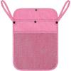 imageAccmor Universal Stroller Organizer Mesh Bag Fits for Uppababy Nuna Britax Doona Strollers NonSlip Adjustable Stroller Mesh Cargo Net Storage Caddy AccessoriesPink