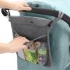 imageAccmor Universal Stroller Organizer Mesh Bag Fits for Uppababy Nuna Britax Doona Strollers NonSlip Adjustable Stroller Mesh Cargo Net Storage Caddy AccessoriesGrey