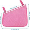 imageAccmor Universal Stroller Organizer Side Sling Stroller Organizer Mesh Cargo Net Stroller Storage Caddy Stroller Bag Accessories Fits for Uppababy Nuna Baby Jogger Britax Doona StrollersStyle BPink