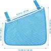 imageAccmor Universal Stroller Organizer Side Sling Stroller Organizer Mesh Cargo Net Stroller Storage Caddy Stroller Bag Accessories Fits for Uppababy Nuna Baby Jogger Britax Doona StrollersStyle BBlue