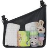 imageAccmor Universal Stroller Organizer Side Sling Stroller Organizer Mesh Cargo Net Stroller Storage Caddy Stroller Bag Accessories Fits for Uppababy Nuna Baby Jogger Britax Doona StrollersStyle BBlack