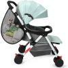 imageAccmor Universal Stroller Organizer Side Sling Stroller Organizer Mesh Cargo Net Stroller Storage Caddy Stroller Bag Accessories Fits for Uppababy Nuna Baby Jogger Britax Doona StrollersStyle ABlack