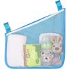 imageAccmor Universal Stroller Organizer Side Sling Stroller Organizer Mesh Cargo Net Stroller Storage Caddy Stroller Bag Accessories Fits for Uppababy Nuna Baby Jogger Britax Doona StrollersStyle BBlue