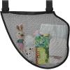 imageAccmor Universal Stroller Organizer Side Sling Stroller Organizer Mesh Cargo Net Stroller Storage Caddy Stroller Bag Accessories Fits for Uppababy Nuna Baby Jogger Britax Doona StrollersStyle ABlack2pc