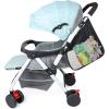 imageAccmor Universal Stroller Organizer Side Sling Stroller Organizer Mesh Cargo Net Stroller Storage Caddy Stroller Bag Accessories Fits for Uppababy Nuna Baby Jogger Britax Doona StrollersStyle BBlack