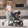 imageAccmor Universal Stroller Organizer Side Sling Stroller Organizer Mesh Cargo Net Stroller Storage Caddy Stroller Bag Accessories Fits for Uppababy Nuna Baby Jogger Britax Doona StrollersStyle ABlack2pc