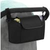 imageAccmor Universal Stroller Organizer Stroller Bag Caddy Organizer Stroller Organizer Accessories for Uppababy Baby Jogger Nuna Doona Britax StrollersBlack