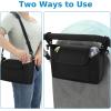 imageAccmor Universal Stroller Organizer Stroller Bag Caddy Organizer Stroller Organizer Accessories for Uppababy Baby Jogger Nuna Doona Britax StrollersBlack