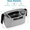 imageAccmor Universal Stroller Organizer Stroller Bag Caddy Organizer Stroller Organizer Accessories for Uppababy Baby Jogger Nuna Doona Britax StrollersGrey