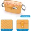imageAccmor Universal Stroller Organizer Stroller Bag Stroller Caddy Organizer Stroller Accessories Fits for Uppababy Baby Jogger Nuna Doona Britax Strollers BlackBrown