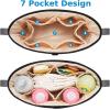 imageAccmor Universal Stroller Organizer Stroller Bag Stroller Caddy Organizer Stroller Accessories Fits for Uppababy Baby Jogger Nuna Doona Britax Strollers BlackBlack