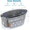 imageAccmor Universal Stroller Organizer with Detachable Phone Bag Stroller Bag Caddy Organizer Stroller Accessories for Uppababy Baby Jogger Nuna Doona Britax StrollersArrow
