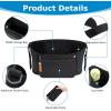 imageAccmor Universal Stroller Organizer with Detachable Phone Bag Stroller Bag Caddy Organizer Stroller Accessories for Uppababy Baby Jogger Nuna Doona Britax StrollersBlack