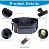 imageAccmor Universal Stroller Organizer with Detachable Phone Bag Stroller Bag Caddy Organizer Stroller Accessories for Uppababy Baby Jogger Nuna Doona Britax StrollersBlue
