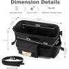 imageAccmor Universal Stroller Organizer with Detachable Phone Bag Stroller Bag Caddy Organizer Stroller Accessories for Uppababy Baby Jogger Nuna Doona Britax StrollersWith Shoulder StrapBear