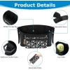 imageAccmor Universal Stroller Organizer with Detachable Phone Bag Stroller Bag Caddy Organizer Stroller Accessories for Uppababy Baby Jogger Nuna Doona Britax StrollersBlack Circle