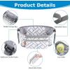 imageAccmor Universal Stroller Organizer with Detachable Phone Bag Stroller Bag Caddy Organizer Stroller Accessories for Uppababy Baby Jogger Nuna Doona Britax StrollersCheck