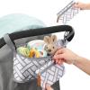 imageAccmor Universal Stroller Organizer with Detachable Phone Bag Stroller Bag Caddy Organizer Stroller Accessories for Uppababy Baby Jogger Nuna Doona Britax StrollersCheck