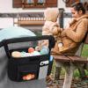 imageAccmor Universal Stroller Organizer with Detachable Phone Bag Stroller Bag Caddy Organizer Stroller Accessories for Uppababy Baby Jogger Nuna Doona Britax StrollersWith Shoulder StrapMonkey