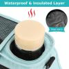 imageAccmor Universal Stroller Organizer with Insulated Cup Holder Detachable Phone Bag and Shoulder StrapStroller Bag Caddy Organizer Fits for Uppababy Baby Jogger Britax StrollersAll Blue