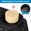 imageAccmor Universal Stroller Organizer with Insulated Cup Holder Detachable Phone Bag and Shoulder StrapStroller Bag Caddy Organizer Fits for Uppababy Baby Jogger Britax StrollersAll Black