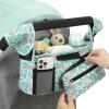 imageAccmor Universal Stroller Organizer with Insulated Cup Holder Detachable Phone Bag and Shoulder StrapStroller Bag Caddy Organizer Fits for Uppababy Baby Jogger Britax StrollersSloth