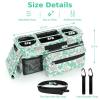 imageAccmor Universal Stroller Organizer with Insulated Cup Holder Detachable Phone Bag and Shoulder StrapStroller Bag Caddy Organizer Fits for Uppababy Baby Jogger Britax StrollersSloth