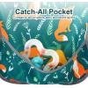 imageAccmor Waterproof Baby Bibs Bibs for Baby Girls Boys 324 Months Toddler Apron Smock Bibs for Feeding Eating3pcsdinosaurs  Foxes  Cacti