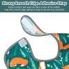 imageAccmor Waterproof Baby Bibs Bibs for Baby Girls Boys 324 Months Toddler Apron Smock Bibs for Feeding Eating3pcsdinosaurs  Foxes  Cacti