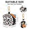 imageBaby Pacifier Case with Clip Baby Pacifier Holder Pouch Box for Diaper Bag Holds 2 Pacifiers for Travel Outdoor Activities Small Baby UtensilsGreen Leafblack leopard