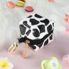 imageBaby Pacifier Case with Clip Baby Pacifier Holder Pouch Box for Diaper Bag Holds 2 Pacifiers for Travel Outdoor Activities Small Baby UtensilsGreen Leafblack stone