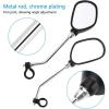 imageBike Rearview Mirrors Adjustable Rotatable Handlebars Glass Bicycle Mirrors360 Rotation Rearview Mirror for Mountain Bike Bicycle
