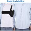 imageDeep Concealment Shoulder Holster Accmor Universal Underarm Gun Holster for Men and Women Elastic Neoprene Concealed Carry Holster Waistband Belt 45 inch Right Hand Draw