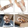 imageFluffy Steering Wheel Cover for Women Girls Accmor Universal Fit 15 inch Fur Car Wheel Cover ampamp Handbrake Cover ampamp Gear Shift Cover Set Fashion Winter Warm Fuzzy Vehicle Wheel Protector BlackBeigeLeopard