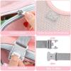 imageToddler Harness Leash  Anti Lost Wrist Link Accmor Kids Harnesses Children Leashes for Girls Cute Deer Baby Walking Holder AntiLost Bracelet Strap Tether for Outdoor Keep Kids Close PinkBaby PinkDeer