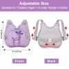 imageToddler Harness Leash  Anti Lost Wrist Link Accmor Kids Harnesses Children Leashes for Girls Cute Deer Baby Walking Holder AntiLost Bracelet Strap Tether for Outdoor Keep Kids Close PinkPurpleDeer